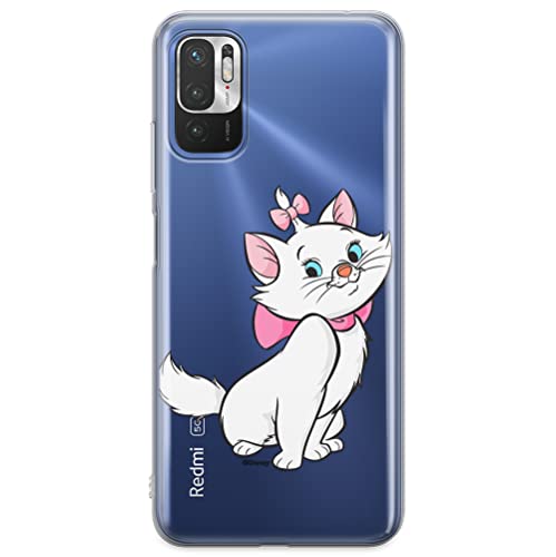ERT GROUP etui na telefon Xiaomi REDMI NOTE 10 5G / POCO M3 PRO, case oryginalny i oficjalnie licencjonowany przez Disney, wzór Marie 007, optymalnie dopasowane, plecki z TPU częściowo przeźroczyste