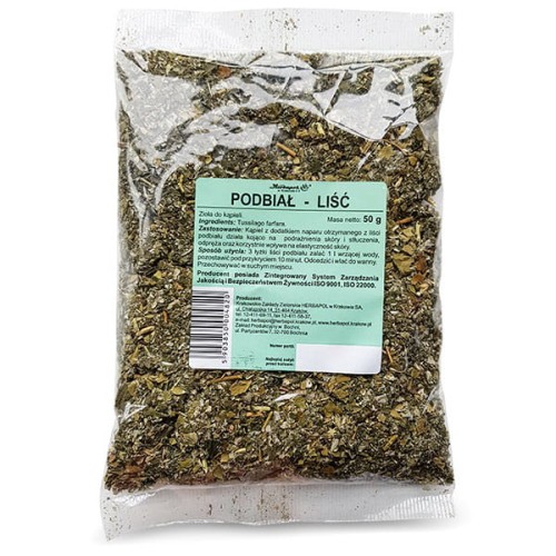 HERBAPOL KRAKÓW Podbiał liść 50g HERBAPOL KRAKÓW 31HEWPODLI