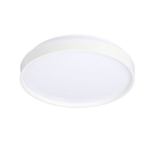 Biały plafon ze zintegrowanym LED-em 13-11282 z serii TEXAS