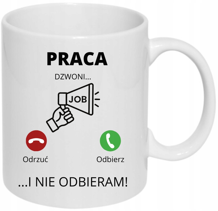 Kubek Humor Do Pracy Biura Korporacji Kawa Herbata