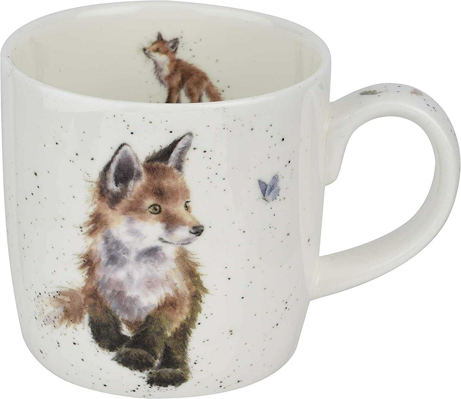 KUBEK PORCELANOWY Royal Worcester''s Wrendale Designs LISKI