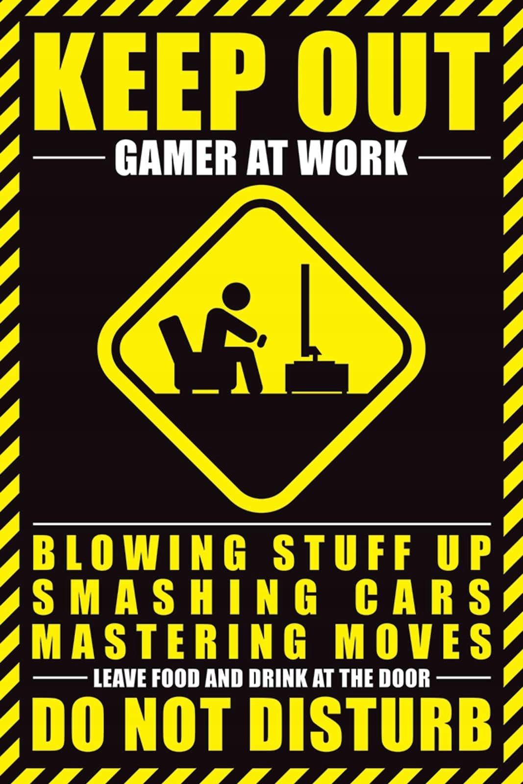 Pyramid s Gamer At Work - plakat 61x91,5 PP34351