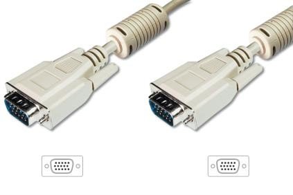 Assmann Kabel do monitora, XGA, HD15, PREMIUM, 2xferryt,10 m (AK-310103-100-E)