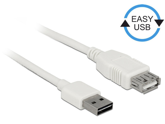 Delock 85200 2 m USB A USB A Biały kabel USB,,,,, 85200 85200
