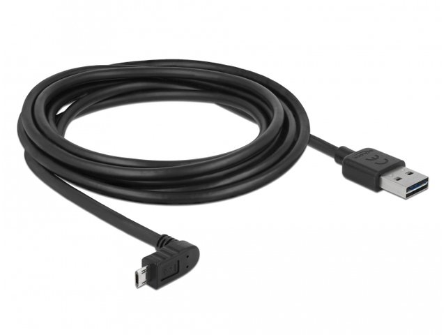 Delock Kabel USB Easy USB A Micro-B 3m 90 83857