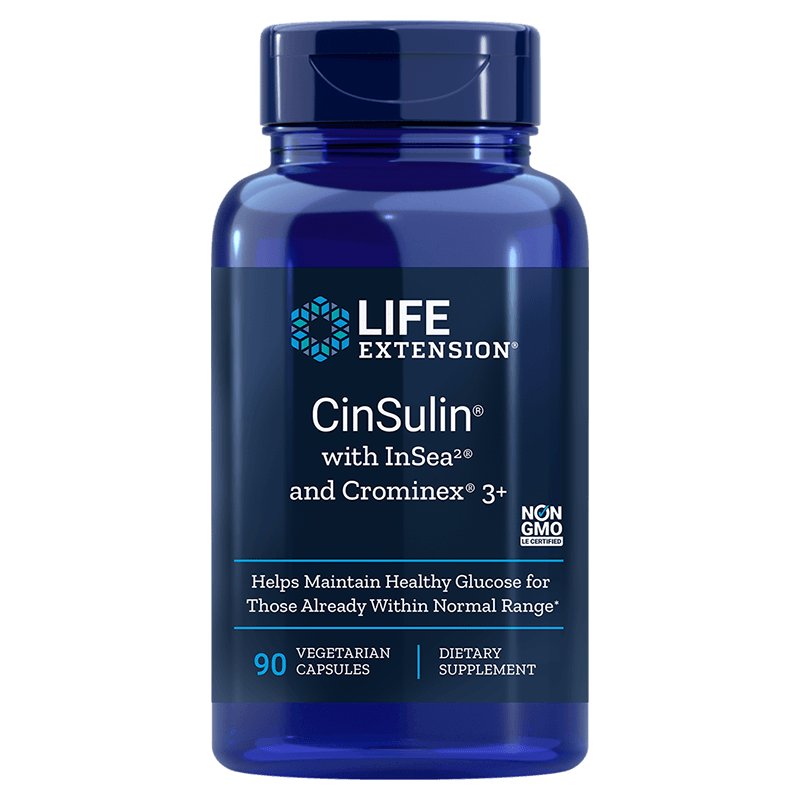 CinSulin with InSea2 and Crominex 3i 90 kapsułek Life Extension 1036543345