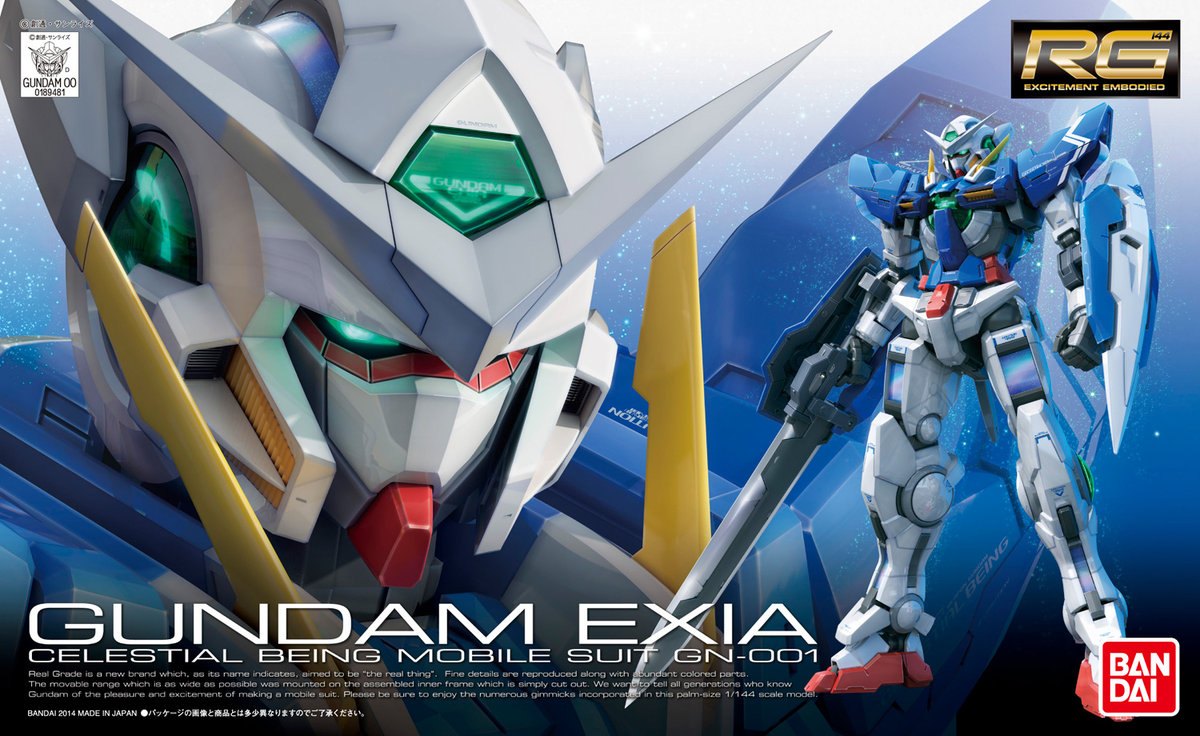 Bandai Figurka RG 1/144 GUNDAM EXIA BL GUN61600