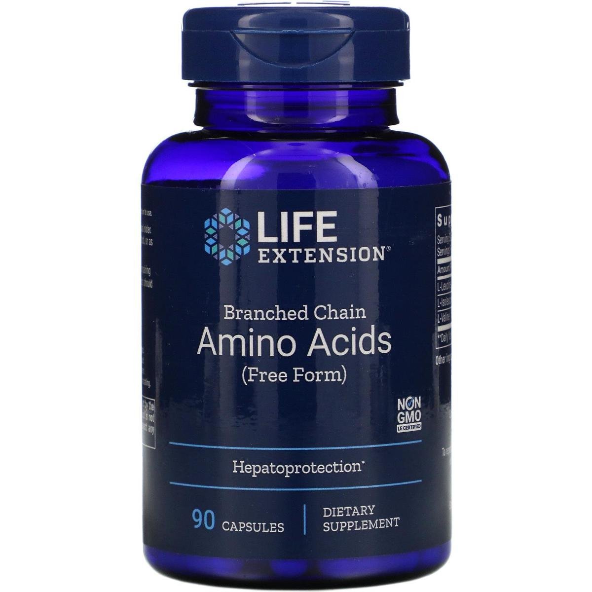 Life Extension Branched Chain Amino Acids (BCAA) (90 kaps.)