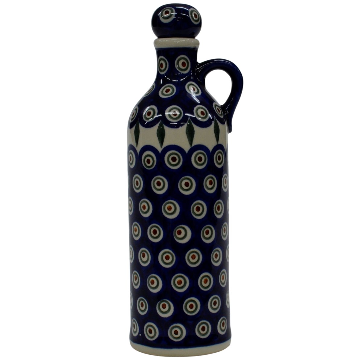 Ceramiczna butelka z korkiem Ceramika Bolesławiec