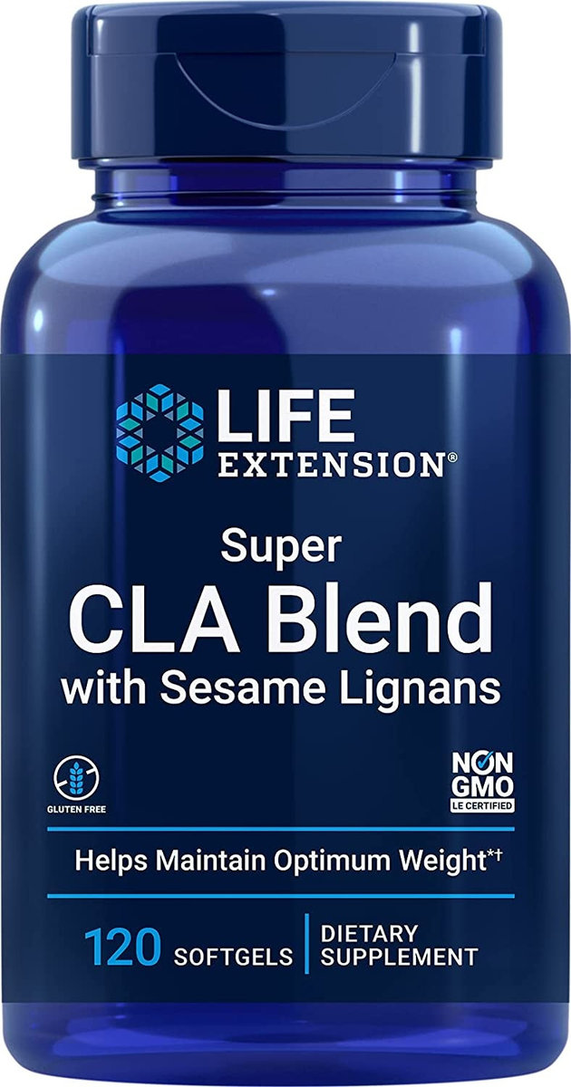 Kwas Linolowy Super CLA Blend with Sesame Lignans 120 kapsułek Life Extension