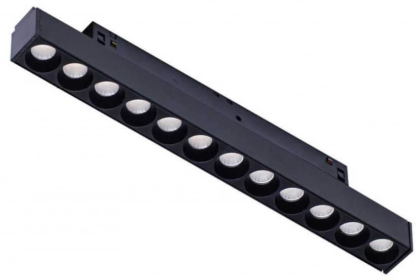 Lampa do szynoprzewodu magnetycznego Kira AZ4901 LED 12W czarna