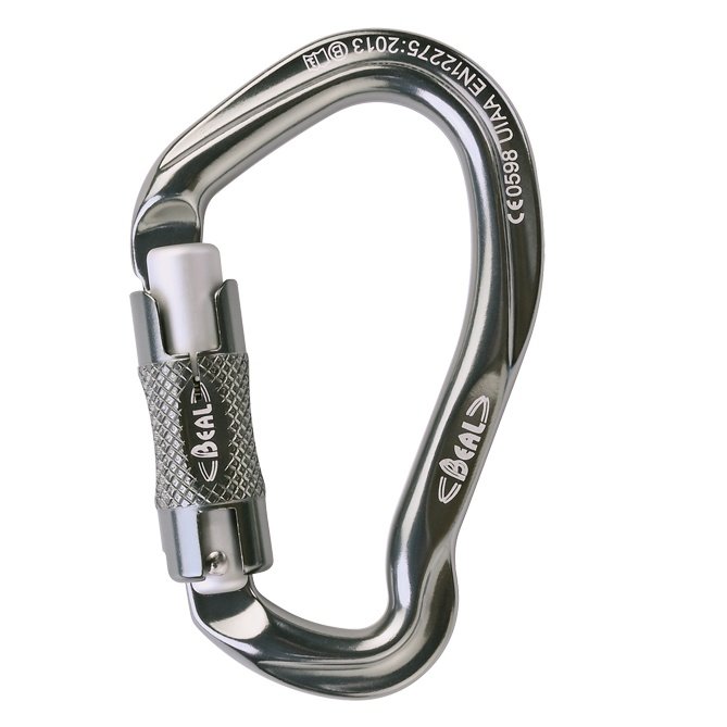 Beal Be Link Bi Matic Carabiner, grey 2021 Karabinki niezakręcane BMCLBLN2