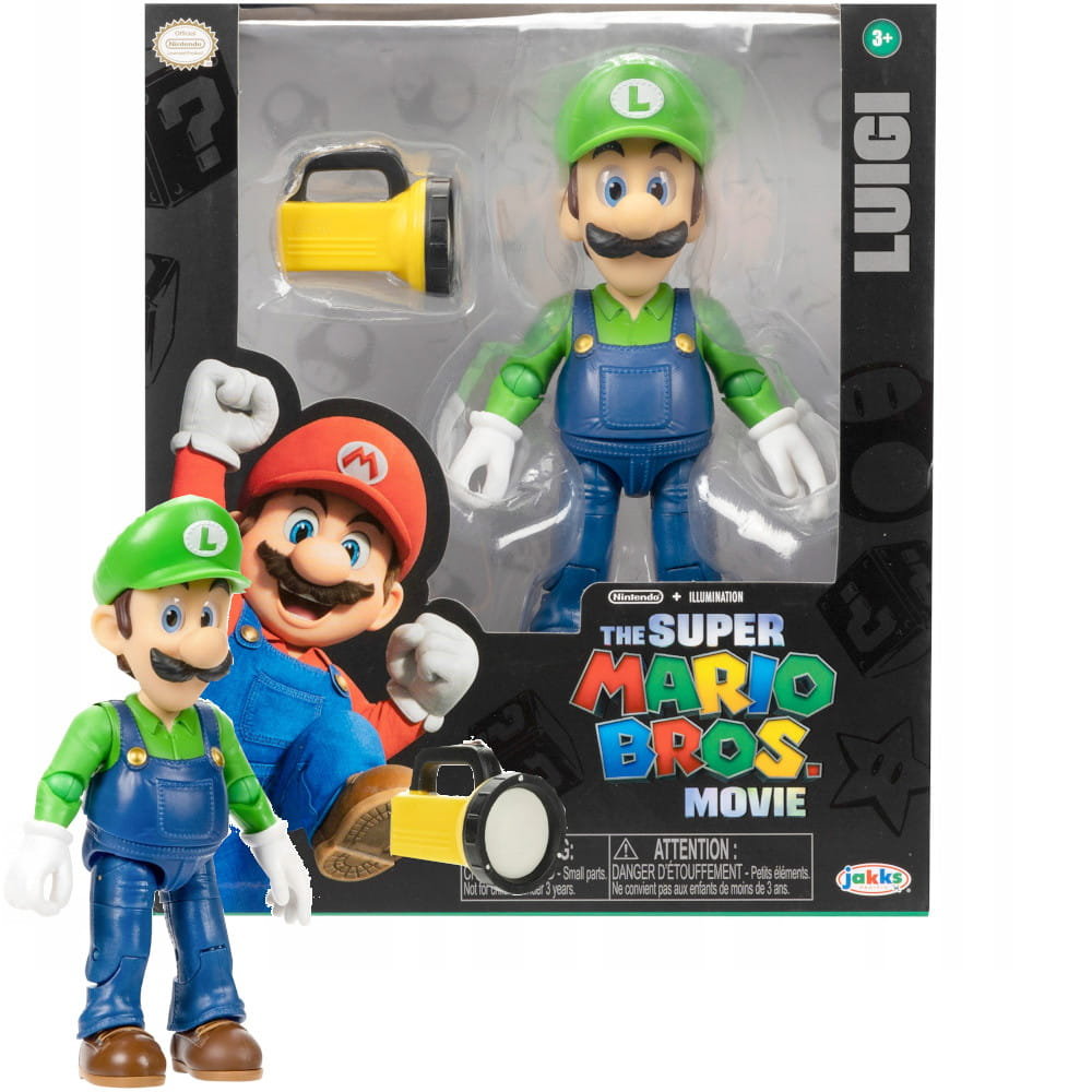 Super Mario Movie Luigi Figurka 13 Cm Jakks