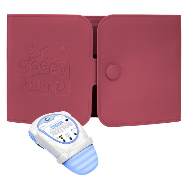 SNUZA Hero MD + mata do usypiania Natulino SLEEPYBUMP™ czerwona