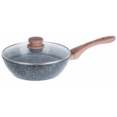 Kinghoff Lumarko Wok granitowy 28cm granit wood kh-1584 KH-1584