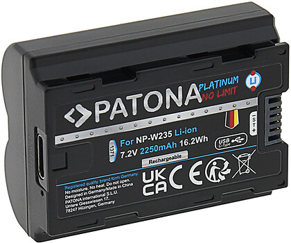 Фото - Акумулятор / батарейка Platinum Akumulator Patona zamiennik FujiFilm NP-W235 z USB-C Platinium - Raty 
