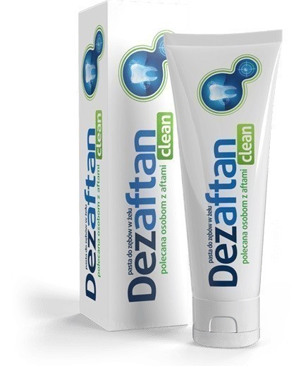 Aflofarm FARMACJA POLSKA SP Z O Polska DEZAFTAN CLEAN Pasta do zębów w żelu 75 ml 7071093