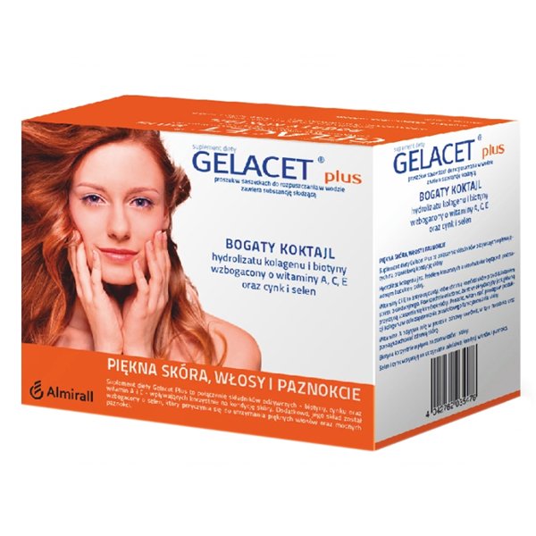 ALMIRALL HERMAL GMBH Gelacet Plus 21 Saszetek