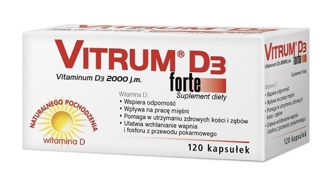 Vitrum d3 forte x 120 kaps