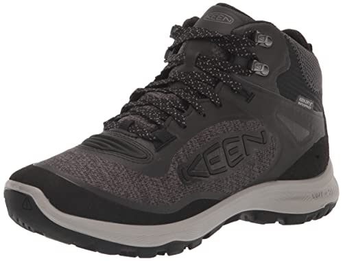 KEEN Damskie buty trekkingowe Terradora Flex Mid, Czarny stalowy szary, 39.5 EU