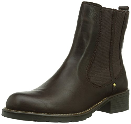 Clarks Orinoco Club damskie kozaki z półcholewką, brązowy - Czerwona skóra burgundowa. - 37 eu