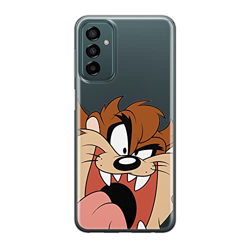 ERT GROUP etui na telefon Samsung M13 4G/M23 5G/F23, case oryginalny i oficjalnie licencjonowany przez Looney Tunes, wzór Tasmanian 001, optymalnie dopasowane, plecki z TPU częściowo przeźroczyste