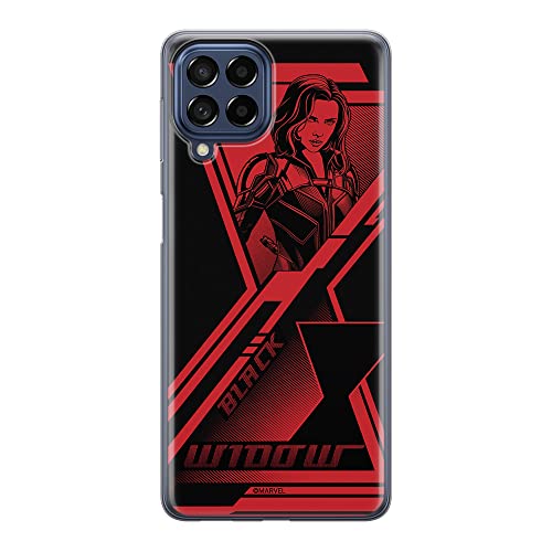 ERT GROUP etui na telefon Samsung M33 5G, case oryginalny i oficjalnie licencjonowany przez Marvel, wzór Black Widow 003, optymalnie dopasowane, plecki z TPU