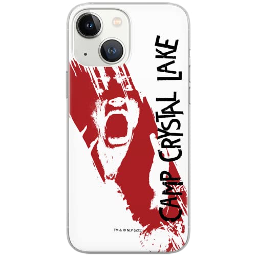 ERT GROUP etui na telefon Apple Iphone 13 MINI, case oryginalny i oficjalnie licencjonowany przez Horror, wzór Friday the 13th 010, optymalnie dopasowane, plecki z TPU