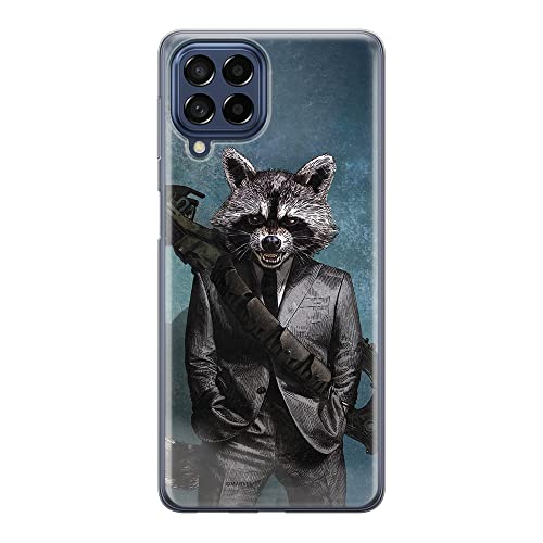 Etui Rocket 002 Marvel Nadruk pełny Niebieski Producent: Samsung, Model: M33 5G