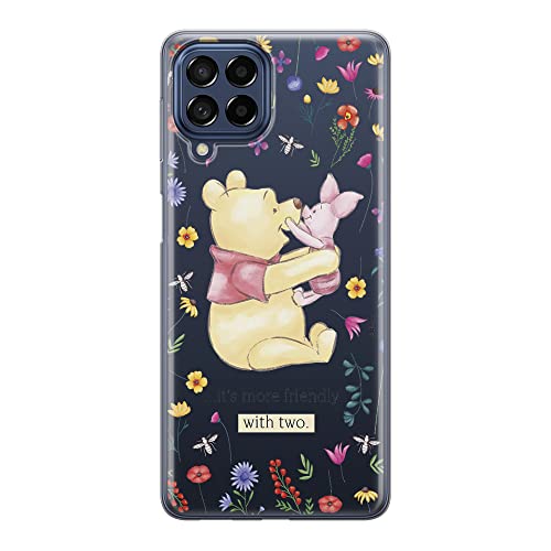 ERT GROUP etui na telefon Samsung M33 5G, case oryginalny i oficjalnie licencjonowany przez Disney, wzór Winnie the Pooh and Friends 030, optymalnie dopasowane, plecki z TPU częściowo przeźroczyste