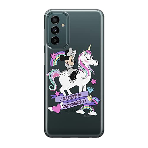 ERT GROUP etui na telefon Samsung M13 4G/M23 5G/F23, case oryginalny i oficjalnie licencjonowany przez Disney, wzór Minnie 035, optymalnie dopasowane, plecki z TPU częściowo przeźroczyste