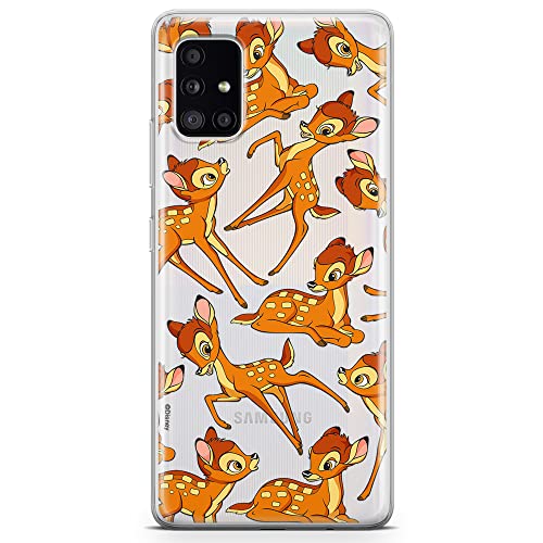 ERT GROUP etui na telefon Samsung A51, case oryginalny i oficjalnie licencjonowany przez Disney, wzór Bambi 017, optymalnie dopasowane, plecki z TPU częściowo przeźroczyste