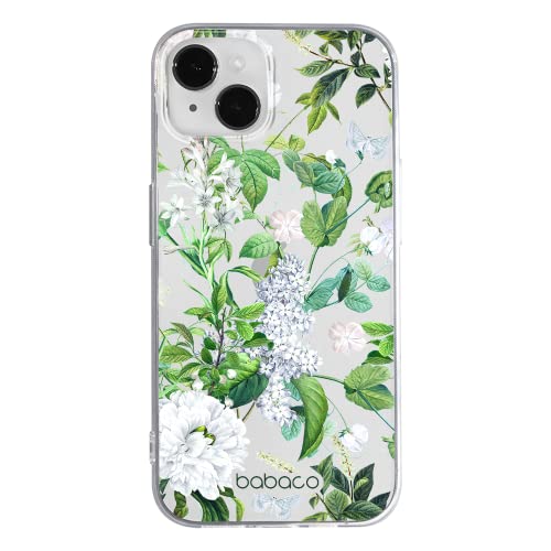 ERT GROUP etui na telefon Apple Iphone 13 MINI, case oryginalny i oficjalnie licencjonowany przez Babaco, wzór Flowers 038, optymalnie dopasowane, plecki z TPU częściowo przeźroczyste