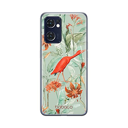 ERT GROUP etui na telefon Oppo RENO 7 5G, case oryginalny i oficjalnie licencjonowany przez Babaco, wzór Flowers 049, optymalnie dopasowane, plecki z TPU