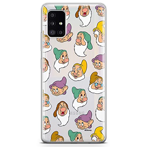 ERT GROUP etui na telefon Samsung A51 5G, case oryginalny i oficjalnie licencjonowany przez Disney, wzór Snow White and the Seven Dwarfs 015, plecki z TPU częściowo przeźroczyste