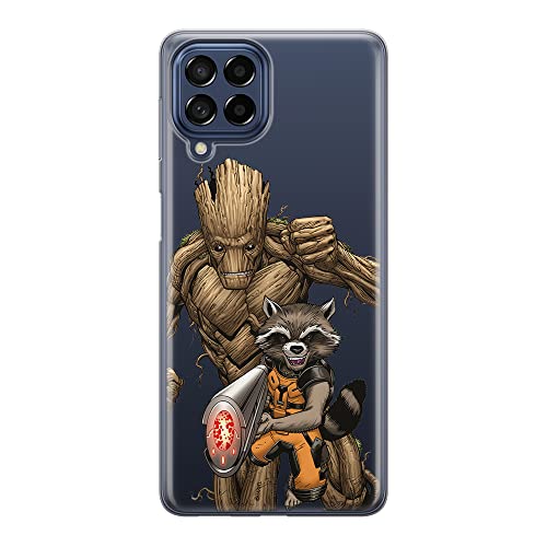 Etui Strażnicy Galaktyki 002 Marvel Nadruk częściowy Przeźroczysty Producent: Samsung, Model: M33 5G