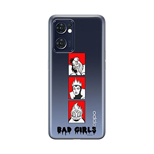 ERT GROUP etui na telefon Oppo RENO 7 5G, case oryginalny i oficjalnie licencjonowany przez Disney, wzór Disney Villains 001, optymalnie dopasowane, plecki z TPU częściowo przeźroczyste