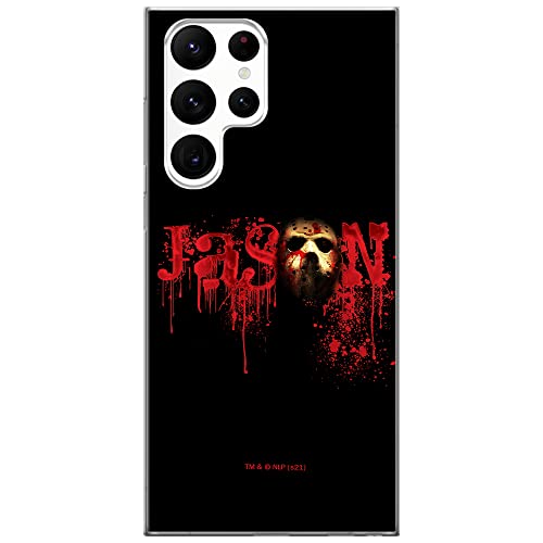 ERT GROUP etui na telefon Samsung S22 ULTRA, case oryginalny i oficjalnie licencjonowany przez Horror, wzór Friday the 13th 001, optymalnie dopasowane, plecki z TPU
