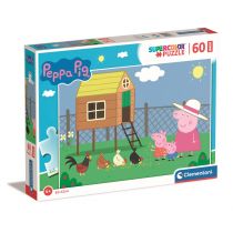 Puzzle 60 Maxi Super Kolor Peppa Pig Clementoni