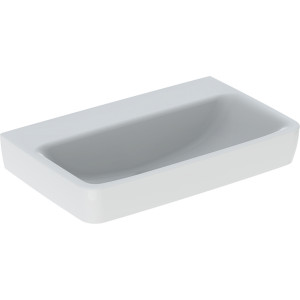 GEBERIT 501.893.00.7 Selnova Compact Umywalka, B65cm, H17.5cm, T40cm, bez przelewu, bez otworu na bateri?