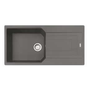 Franke Urban UBG 611-100 XL GSC Zlewozmywak granitowy jednokomorowy 100x50 cm kamienny szary 114.0687.293
