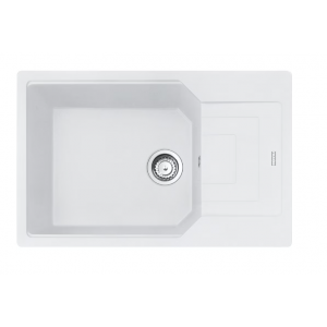 Franke Urban UBG 611-78 XL GSC Zlewozmywak granitowy jednokomorowy 78x50 cm biały polarny 114.0687.280