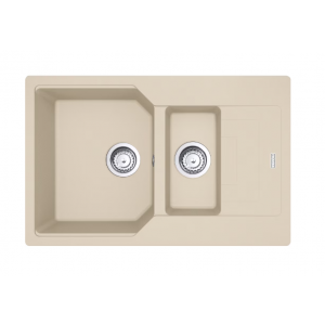 Franke Urban UBG 651-78 GSC Zlewozmywak granitowy półtorakomorowy 78x50 cm beżowy 114.0687.295