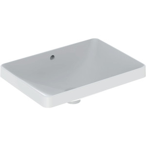 GEBERIT 500.737.00.2 Variform umywalka 55x40 cm wpuszczana prostokątna KeraTect biała
