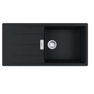 Franke Centro CNG 611-100 XL GSC Zlewozmywak granitowy jednokomorowy 100x50 cm czarny mat 114.0687.332