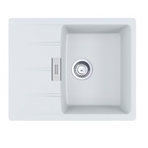 Franke Centro CNG 611-62 GSC Zlewozmywak granitowy jednokomorowy 62x50 cm biały polarny 114.0687.312