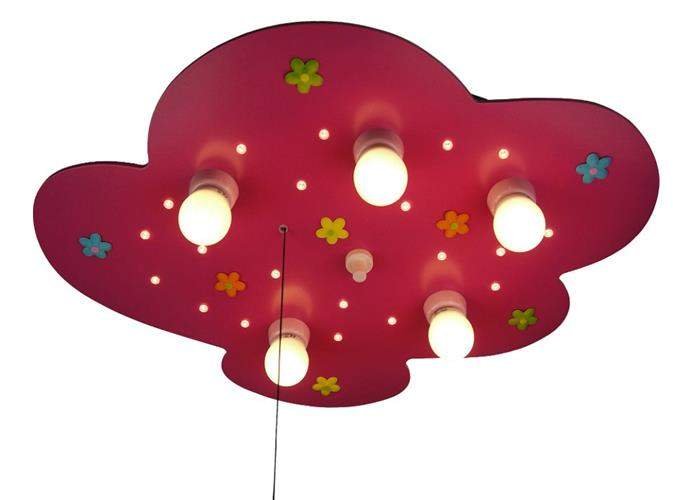 Niermann Standby Lampa sufitowa Chmurka z kwiatowym wzorem