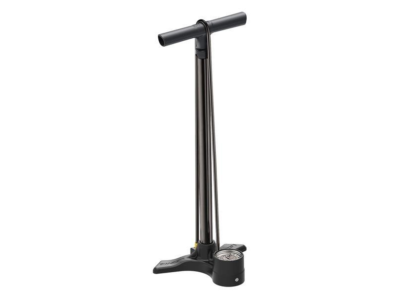 Lezyne Pompa do roweru pompka rowerowa Macro Floor Drive Stand Czarny błyszczący 2018 1-FP-MAFL-V104