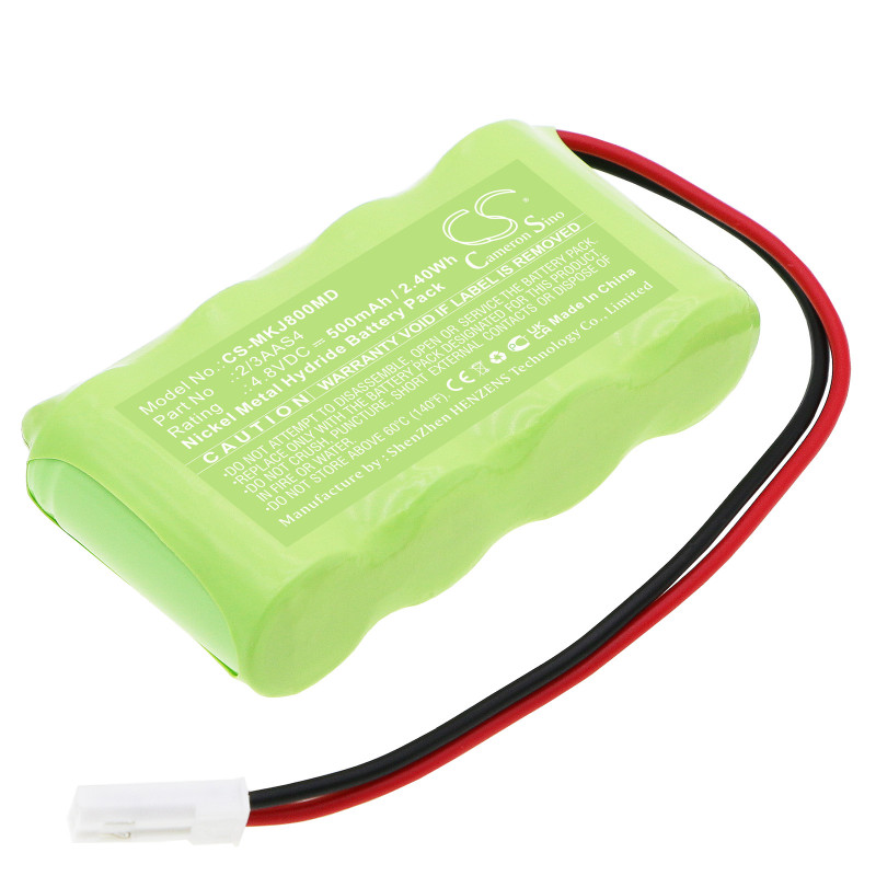 Kejian Jaundice Meter KJ-8000 / 2/3AAS4 500mAh 2.40Wh Ni-MH 2.4V (Cameron Sino)