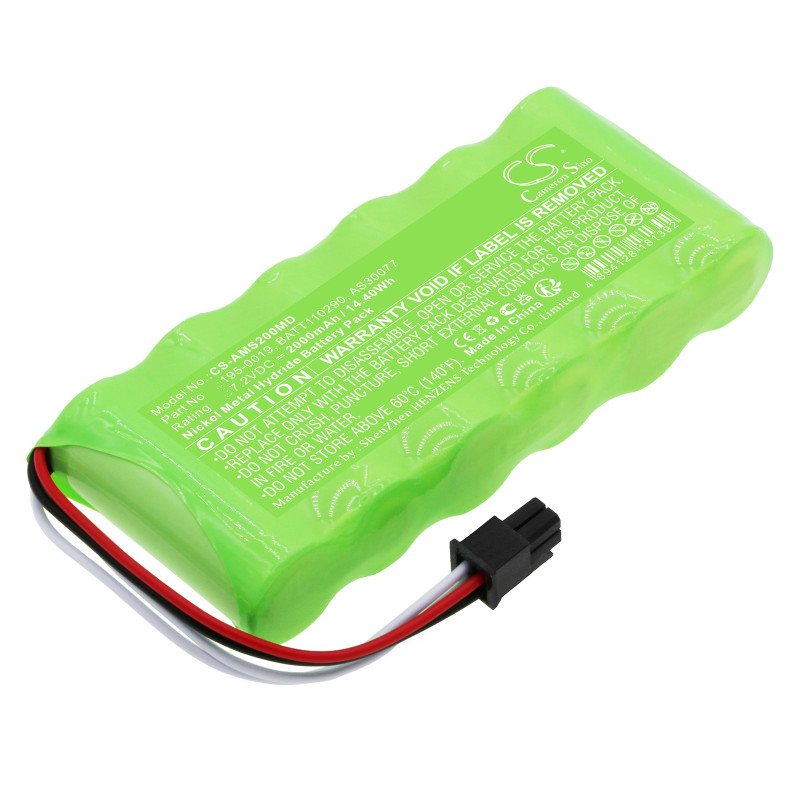 Aspect Medical System Monitor A2000 / 195-0019 2000mAh 14.40Wh Ni-MH 7.2V (Cameron Sino)